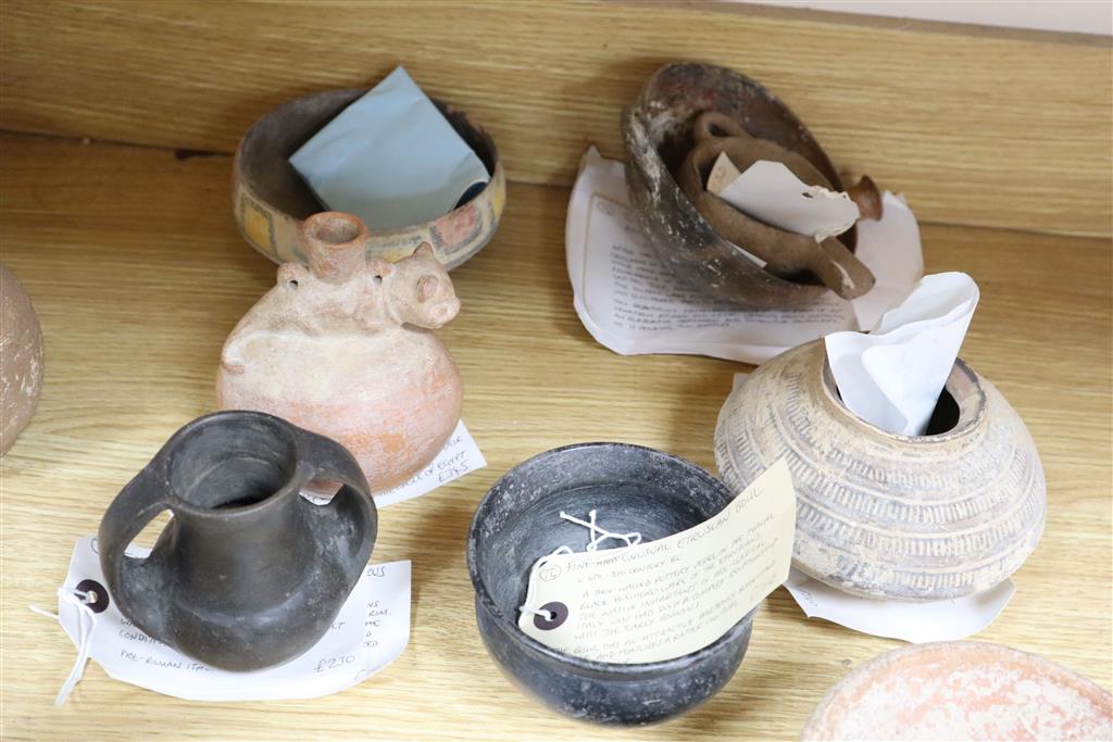 A group of assorted Ancient pottery (a.f.)